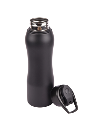 Stainless Steel Sports Bottle Black